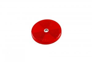 CATADIOTTRO TONDO ROSSO  Ø 60 C/FOR